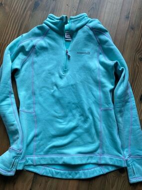 Avalanche Turquoise Half-Zip Fleece Pullover